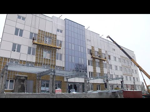 Новый корпус Гомельской больницы скорой медицинской помощи будет введен в эксплуатацию в сентябре видео