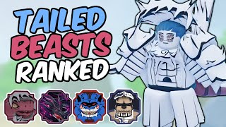 Every Tailed Beast RANKED From F To S!  Shindo Lif