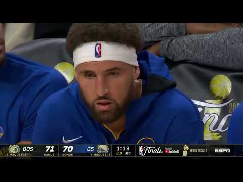 NBA 2k22 Finals GSW - BC 5th game [GSW 70-71] Second 3pt shot for Poole (6 PTS)
