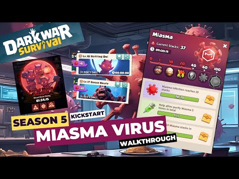 Dark War Survival Season 5 Miasma Virus Stacks Walkthrough