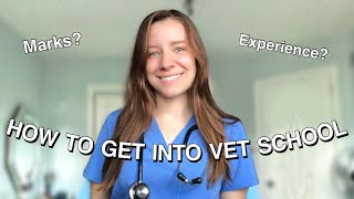 HOW TO GET INTO VET SCHOOL: answering your questions!