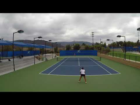 Weil Tennis Academy: Nicole Li vs  Velizara Fileva