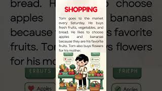 English Reading Practice for Beginners A1| Graded Reader | Level 1| Shopping