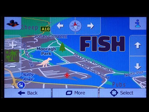 Inside a trashy sat-nav