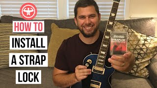 Video thumbnail for Secure Your Guitar Strap // Install a Dunlop Straplok® Strap Retainer System #howto #diy 🎸 by How-Tos With Aaron