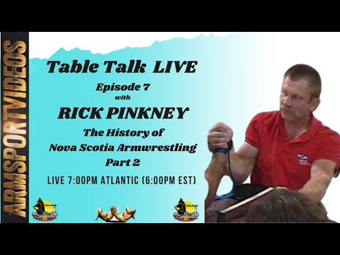 Table Talk Live - Ep. 7 - The History of Nova Scotia Armwrestling Pt.2