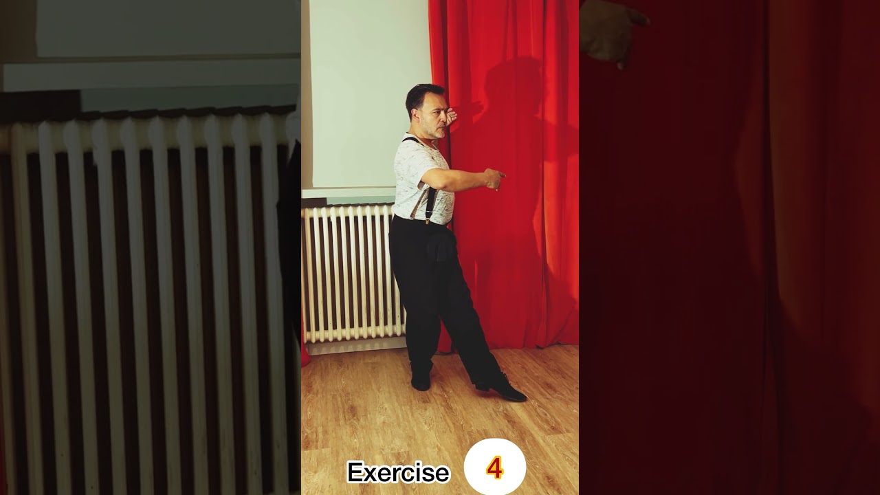 Americana GIRO CON LAPIZ y parada leader’s technique #tango #dance Georgina Vargas Oscar Mandagaran