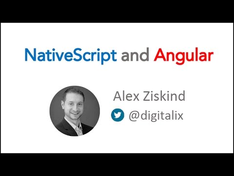 AngularNYC - NativeScript and Angular - Alex Ziskind - 02/28/2017