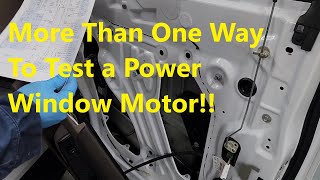 2017 Chevrolet Tahoe, Diagnosing a Faulty Power Window Motor & Regulator Assembly.