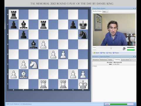 Tal Memorial 2012 Round 5 Play of the Day by Daniel King: Aronian - Morozevich