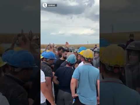 Erdoğan'ın cami açılışına gitmek isteyen Özşen Maden işçilerine coplu müdahale
