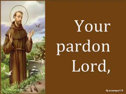 Prayer of Saint Francis (with Lyrics)