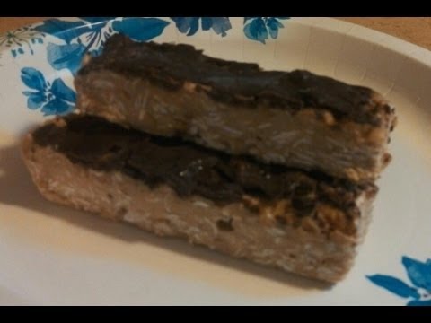 Peanut Butter and Chocolate Protein Bars - Under 200 Calories!