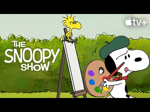 スヌーピーとウッドストックで一緒にアートを作ろう！ | スヌーピートーク・クリップ | Apple TV+ (Let's Create Art Together Woodstock! | The Snoopy Show Clip | Apple TV+)