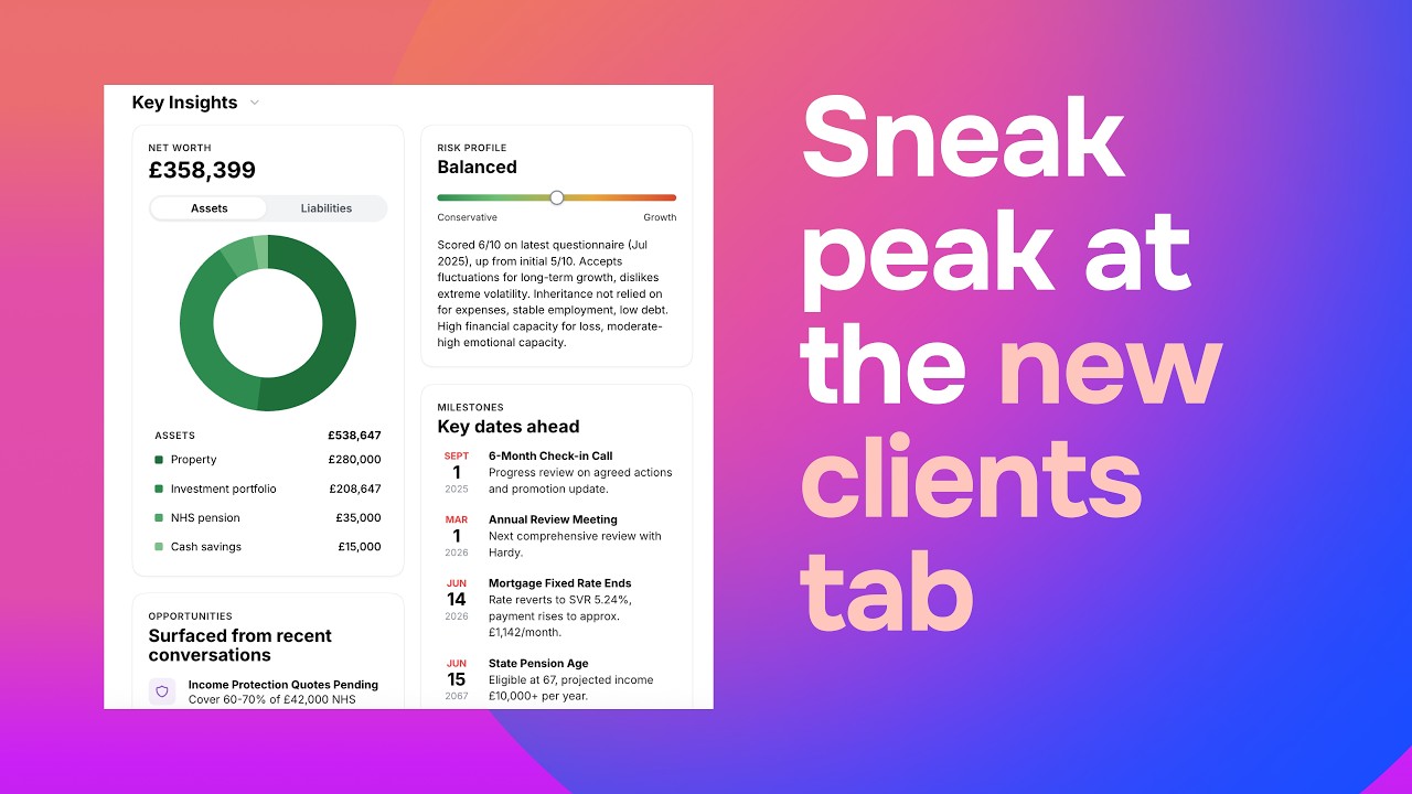 Sneak peak at Marloo's new clients tab