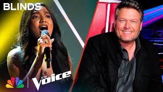 Tasha Jessen&#39;s Gorgeous Version of Leon Bridges&#39; &quot;River&quot; | The Voice Blind Auditions | NBC