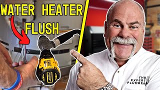 A NEW & FUN Way to Flush a Water Heater