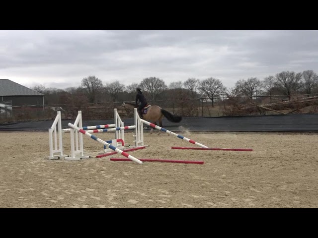 Jumping under the saddle