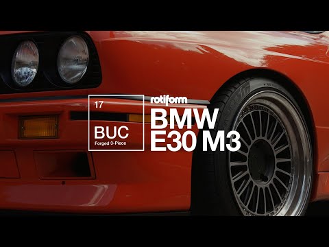 Rotiform BUC | BMW E30 M3 | 4K