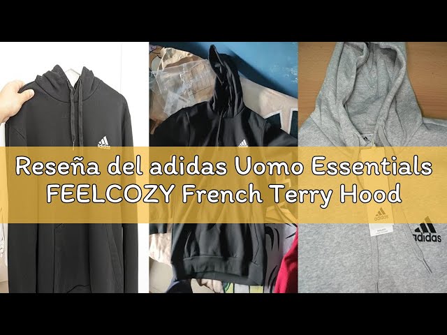 Vídeo relacionado con adidas Mujer Essentials Small Logo French Terry Hoodie Sweatshirt, White/Black, M