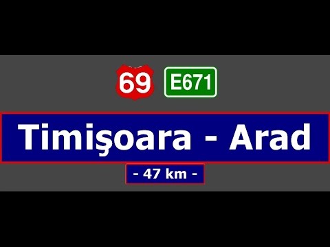 DN 69 (E-671): Timişoara - Arad (July 10, 2016)