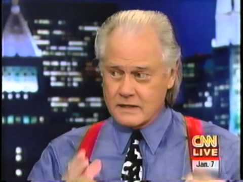 Larry Hagman talks about acting in "Superman" on Larry King 1/7/97