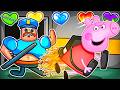 Peppa Pig Escape BARRY S PRISON But CUSTOM HEARTS Roblox