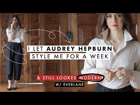 I Let Audrey Hepburn Style Me For A Week (& Still Looked Modern) x Everlane