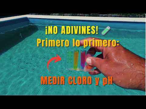 ¡No adivines! 🧪 Primero lo primero: Medir Cloro y pH 🌊✨#PileteroExperto #PHyCloro