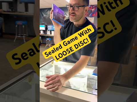 Sealed Video Game With LOOSE Disc? #retrogaming #retrogamestore #playstation #videogame