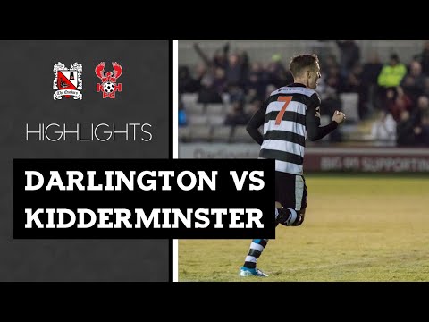 Darlington 1-0 Kidderminster Harriers - Vanarama National League North - 2019/20