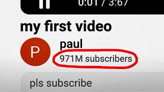 When a Youtuber buys subscribers