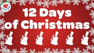 12 Days of Christmas with Lyrics 🎄 Christmas Songs and Carols