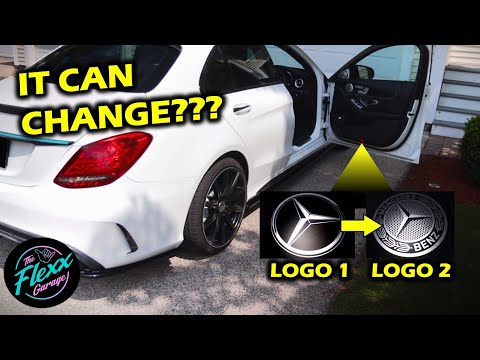 Installing DYNAMIC Dual Logo Mercedes-Benz door lights!!!