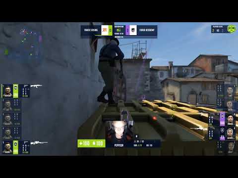 Regali gets 1vs2 Clutch - FNATIC RISING VS FURIA ACADEMY - WePlay Academy League - CSGO