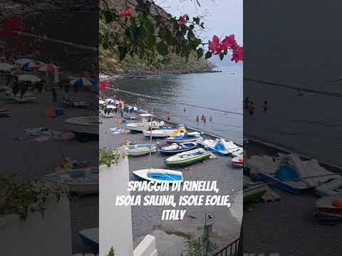 Spiaggia di Rinella, Isola Salina, Isole Eolie, Italy