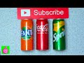 ASMR Satisfying Video Coca Cola Fanta Sprite