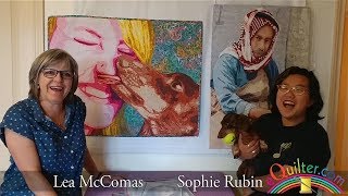 Sophie Rubin interviews Lea McComas on her upcoming Thread Painting and Applique Portraits workshops at the eQuilter classroom.