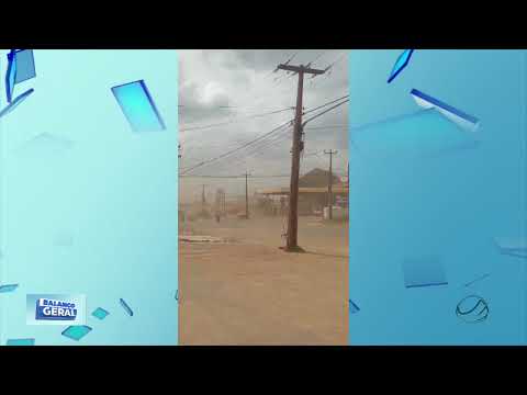 TEMPESTADE DE AREIA TOMA DE CONTA DE AVENIDA EM PRESIDENTE DUTRA