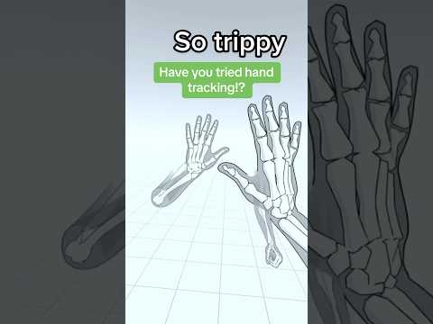 HAND TRACKING ON THE META QUEST!!! #vr #quest2 #quest3