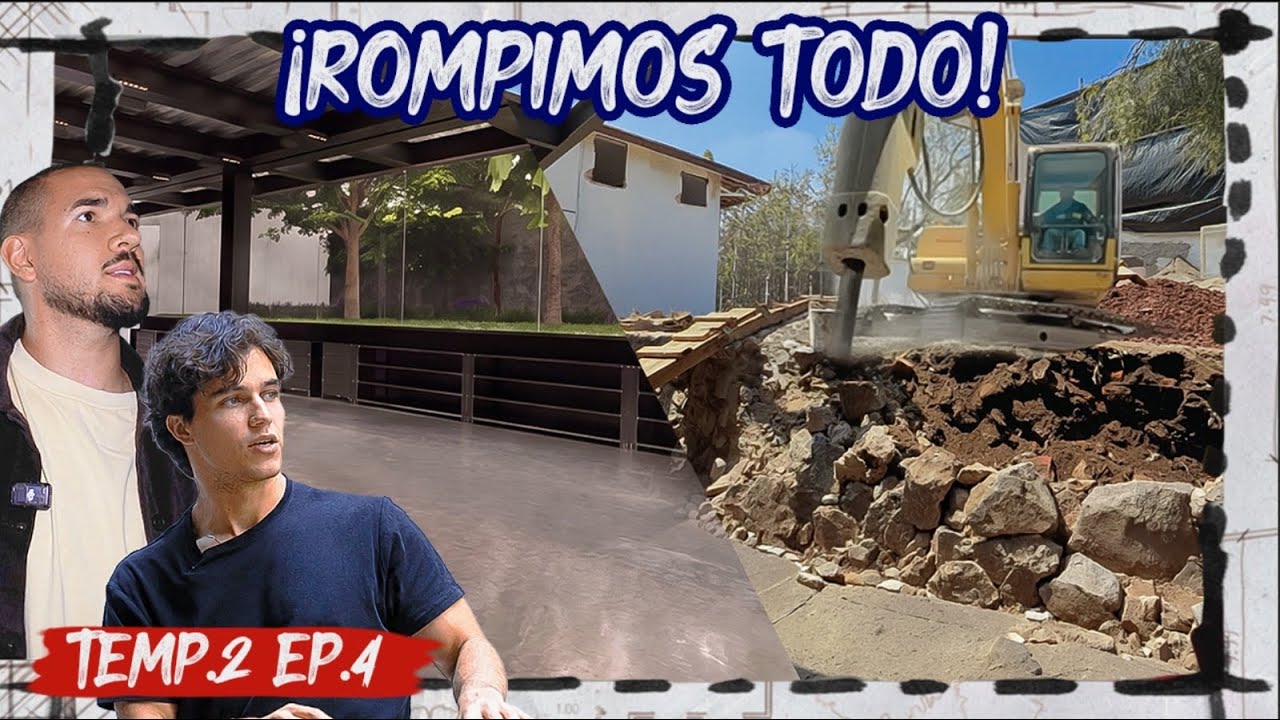 DESTRUIMOS parte del GARAJE para esto 😨 (JUCASA T2 Ep. #4) | JUCA