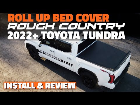2022+ Toyota Tundra Rough Country Soft Roll-Up Tonneau Bed Cover Review & Install