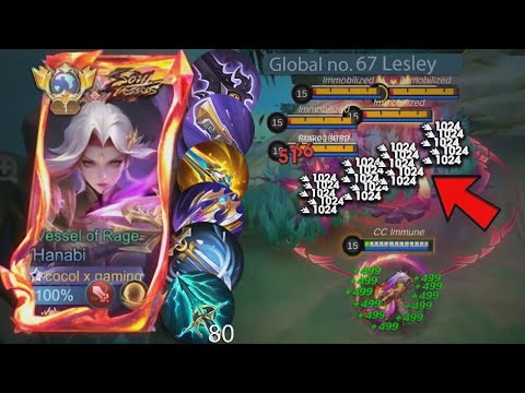HANABI NEW META FIGHTER EMBLEM LIFESTEAL HACK BUILD💀 (MUST TRY) (hanabi best build 2026!)