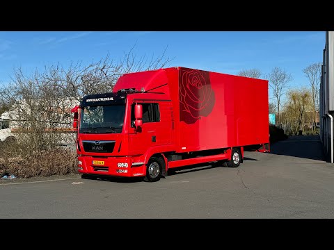 MAN TGL 8 180 - bloemen/ planten verkoopwagen - theo mulder - 500.000km - year 2015
