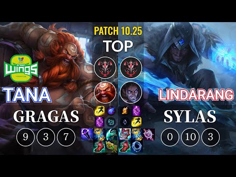 JAG TaNa Gragas vs Lindarang Sylas Top - KR Patch 10.25