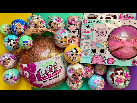 HUGE LOL SURPRISE DOLLS | MEGA MYSTERY TOYS UNBOXING ASMR NO talking video
