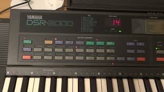 Video thumbnail for Yamaha DSR-2000 keyboard in 2023 by ceptimus