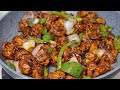 chilli mushroom recipe | restaurant style chilli mushroom