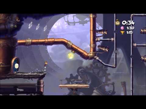 Rayman Origins (1080i HD) Walkthrough Part 89 - On Top of Old Smokey - Time Trial (1:03)