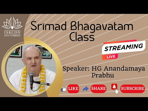 SB Class | SB 4.25.39 | HG Anandamaya Prabhu | 14-10-2023 | ISKCON Hyderabad